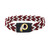 Washington Redskins Bracelet Braided Maroon and White