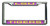 LSU Tigers License Plate Frame Laser Cut Chrome