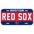 Boston Red Sox License Plate Plastic