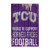 TCU Horned Frogs Sign 11x17 Wood Proud to Support Design