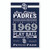 San Diego Padres Sign 11x17 Wood Established Design - Special Order