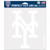 New York Mets Decal 8x8 Perfect Cut White - Special Order