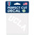 UCLA Bruins Decal 4x4 Perfect Cut White - Special Order