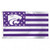 Kansas State Wildcats Flag 3x5 Deluxe Style Stars and Stripes Design - Special Order
