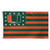 Miami Hurricanes Flag 3x5 Deluxe Style Stars and Stripes Design - Special Order