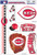 Cincinnati Reds Decal 11x17 Multi Use - Special Order