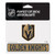 Vegas Golden Knights Decal 4.5x5.75 Perfect Cut Color - Special Order