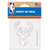 Milwaukee Bucks Decal 4x4 Perfect Cut White - Special Order