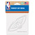 New Orleans Pelicans Decal 4x4 Perfect Cut White - Special Order