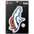 Denver Broncos Magnet 6.25x9 Die Cut Logo Design - Special Order