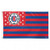 Los Angeles Clippers Flag 3x5 Deluxe Style Stars and Stripes Design - Special Order