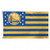 Golden State Warriors Flag 3x5 Deluxe Style Stars and Stripes Design - Special Order