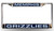 Memphis Grizzlies License Plate Frame Laser Cut Chrome - Special Order