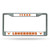 Texas Longhorns License Plate Frame Chrome