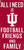 Indiana Hoosiers Sign Wood 6x12 Football Friends and Family Design Color - Special Order