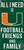 Miami Hurricanes Sign Wood 6x12 Football Friends and Family Design Color - Special Order