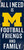 Michigan Wolverines Sign Wood 6x12 Football Friends and Family Design Color - Special Order