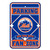 New York Mets Sign 12x18 Plastic Fan Zone Parking Style CO