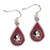 Florida State Seminoles Earrings Tear Drop Style - Special Order