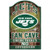 New York Jets Sign 11x17 Wood Fan Cave Design
