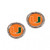 Miami Hurricanes Earrings Post Style - Special Order