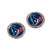 Houston Texans Earrings Post Style - Special Order