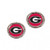 Georgia Bulldogs Earrings Post Style - Special Order