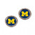 Michigan Wolverines Earrings Post Style - Special Order