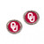 Oklahoma Sooners Earrings Post Style - Special Order