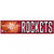 Houston Rockets Decal 3x12 Bumper Strip Style - Special Order