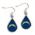 Los Angeles Chargers Earrings Tear Drop Style - Special Order