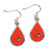 Cleveland Browns Earrings Tear Drop Style - Special Order
