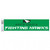 North Dakota Fighting Hawks Decal 3x12 Bumper Strip Style - Special Order