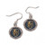 Vegas Golden Knights Earrings Round Style - Special Order