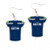 Seattle Seahawks Earrings Jersey Style - Special Order