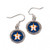 Houston Astros Earrings Round Design - Special Order
