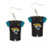 Jacksonville Jaguars Earrings Jersey Style - Special Order