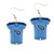 Tennessee Titans Earrings Jersey Style - Special Order