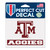 Texas A&M Aggies Decal 4.5x5.75 Perfect Cut Color - Special Order
