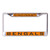 Cincinnati Bengals License Plate Frame - Inlaid - Special Order