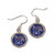 Memphis Tigers Earrings Round Style - Special Order