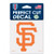 San Francisco Giants Decal 4x4 Perfect Cut Color - Special Order