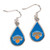 New York Knicks Earrings Tear Drop Style - Special Order