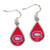 Montreal Canadiens Earrings Tear Drop Style - Special Order