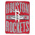 Houston Rockets Blanket 46x60 Micro Raschel Clear Out Design Rolled - Special Order