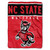 North Carolina State Wolfpack Blanket 60x80 Raschel Basic Design - Special Order