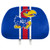 Kansas Jayhawks Headrest Covers Full Printed Style - Special Order