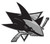 San Jose Sharks Auto Emblem - Silver - Special Order
