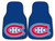 Montreal Canadiens Car Mats Printed Carpet 2 Piece Set - Special Order