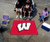 Wisconsin Badgers Area Rug - Tailgater, 'W' Design - Special Order